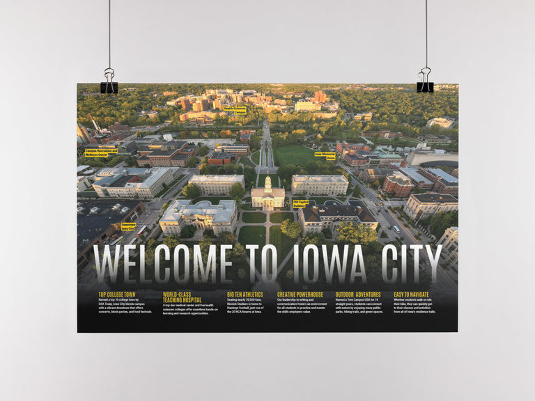 Welcome to Iowa City poster