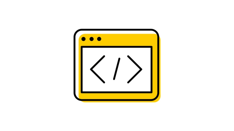 Computer code icon